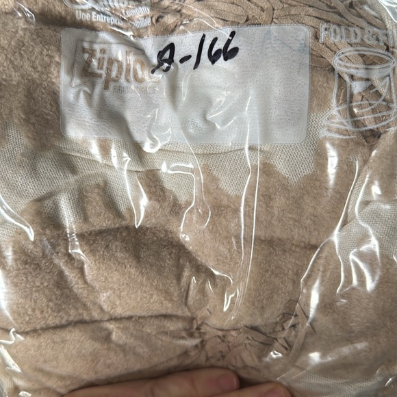 INC International Concept Soft Tan and Cream Fringed Open Cardigan Women’s M GUC - Picture 11 of 11